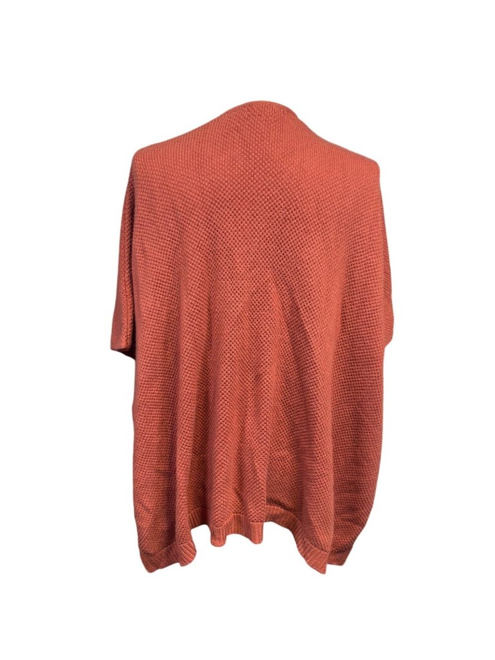 Loft Open Front Rust Orange Cardigan XS/S Lightweight Knit Women’s Layering Swea - Picture 2 of 9